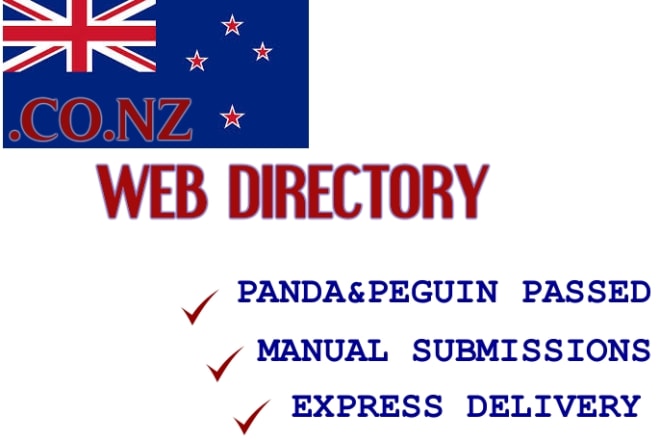I will manually submit your site in 31 high PR new zealand directories