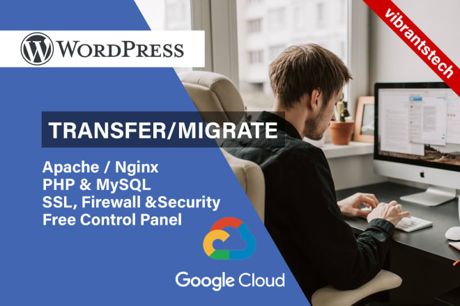I will migrate website to google cloud