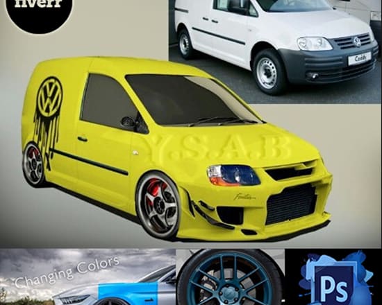 I will modify or tune your car in photoshop