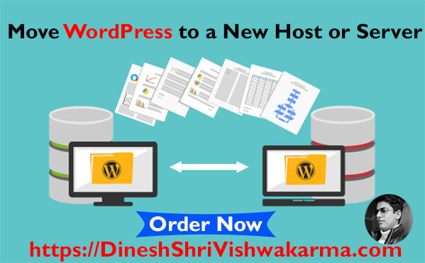 I will move or transfer your wordpress from one host to another