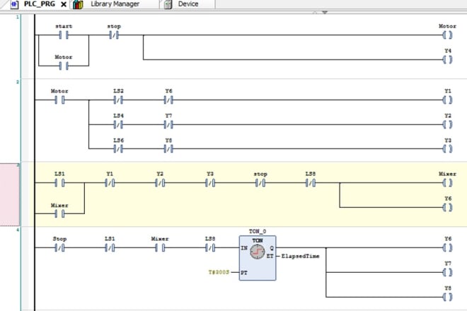 I will program plc in ladder logic and create hmi for you