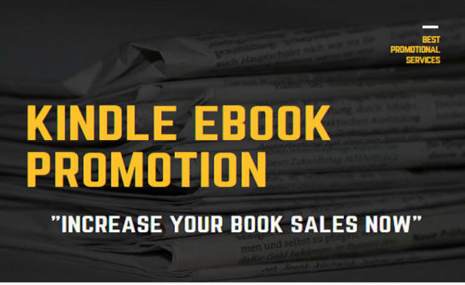 I will promote your ebooks books to millions of real active readers