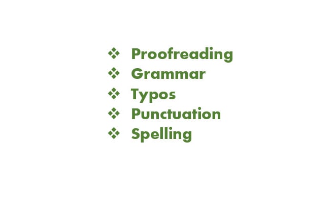 I will proofread your content online