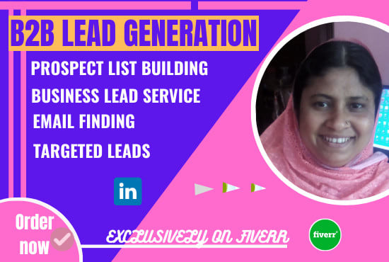 I will provide b2b lead generation service for entrepreneurs