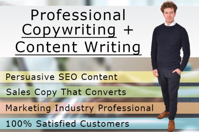 I will provide professional copywriting and SEO website content