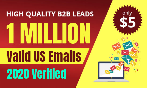 I will provide verified US email lists, b2b leads and email addresses