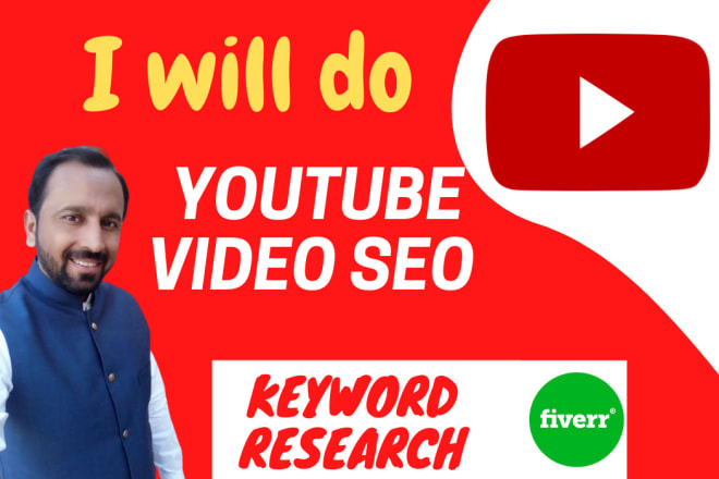 I will rank youtube video SEO with best keywords search tags