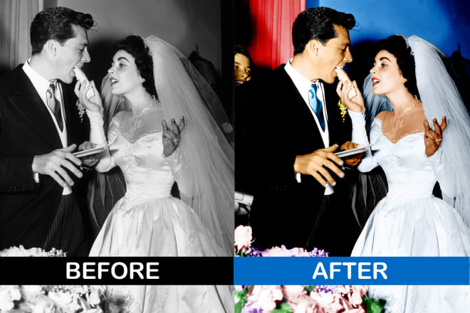 I will realistically colorize black and white photo