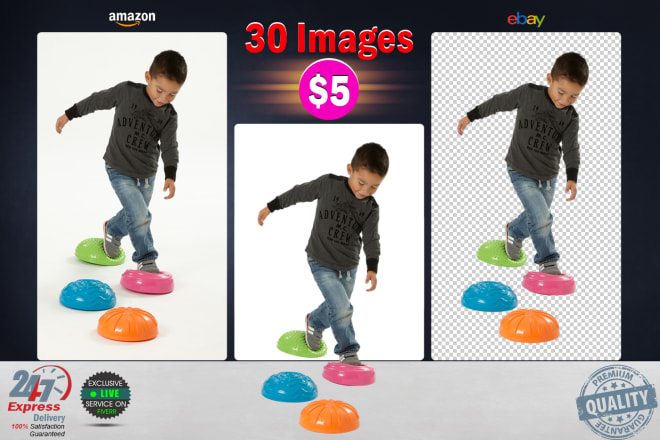 I will remove background cutout amazon ebay product superfast