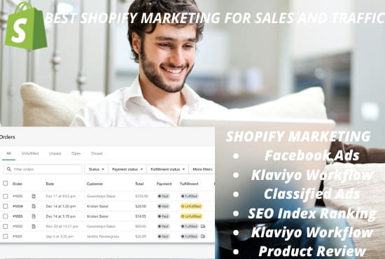 I will run sales ecommerce shopify marketing with facebook ads and affiliate promotion