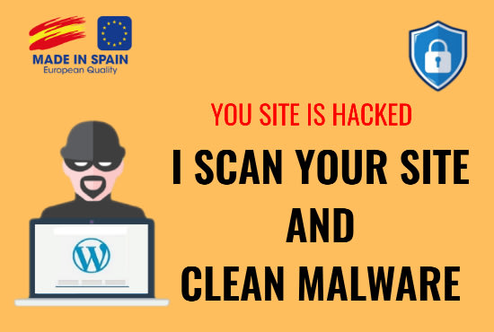 I will scan your wordpress and remove the malware or virus