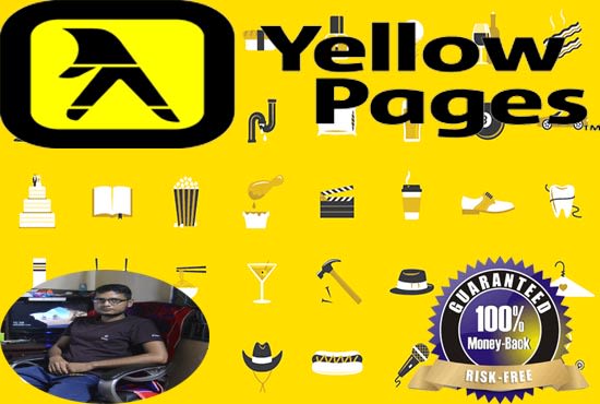 I will search yellow pages to get email lists and more