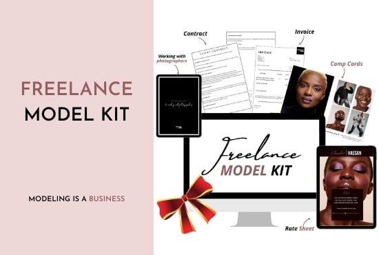 I will send you freelance templates for fashion models