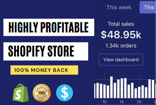 I will setup highly remarkable dropshipping shopify store website