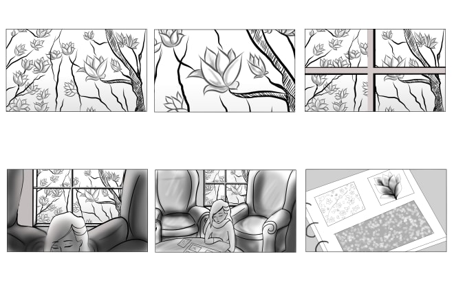 I will storyboard up to 30 frame in 24hs and 5 gbp per page