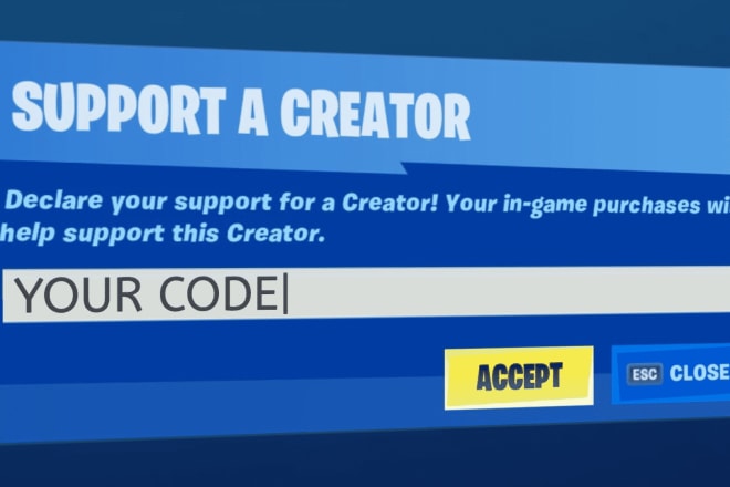 I will support a creator code sac