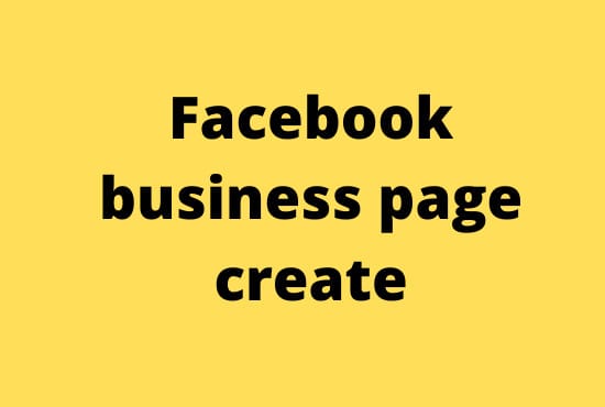 I will support the facebook business page