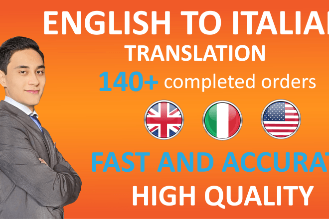 I will translate your english text to italian and vice versa