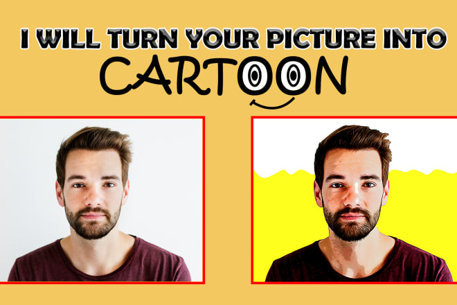 I will turn your picture into cartoon character