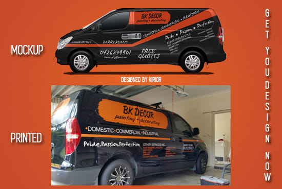 I will van wrap, car wrap for vehicle branding