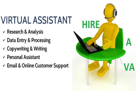 I will work as your virtual assitant for hr rate and fix price