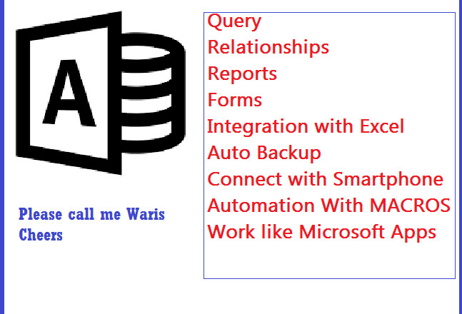 I will work on your ms access database and sql database
