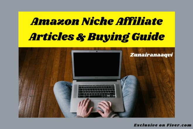 I will write amazon affiliate articles and buying guide