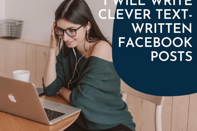 I will write clever facebook post with amazing text