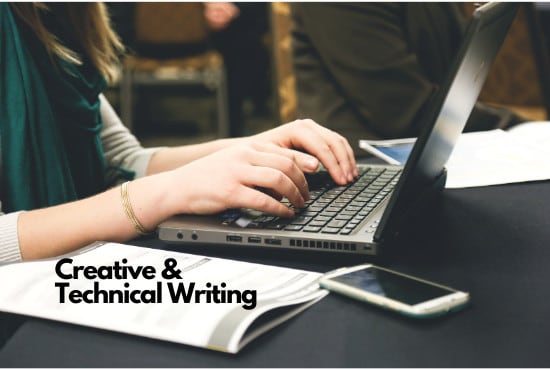I will write creative and technical writing