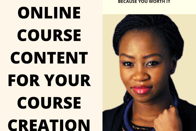 I will write online course content for your course creation and design on any topic