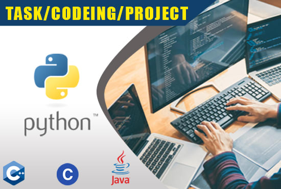 I will write python, java, c, cpp code in 48 hours