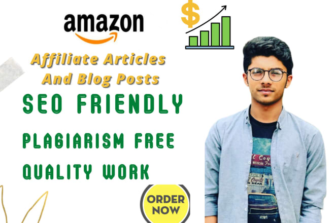 I will write SEO amazon affiliate articles, blogs and buying guide