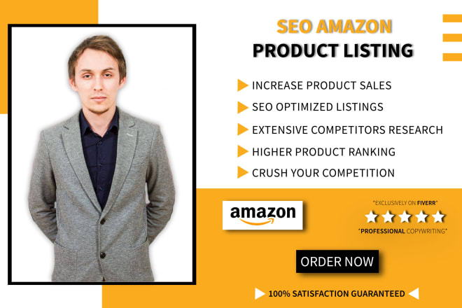 I will write SEO professional amazon product listing descriptions