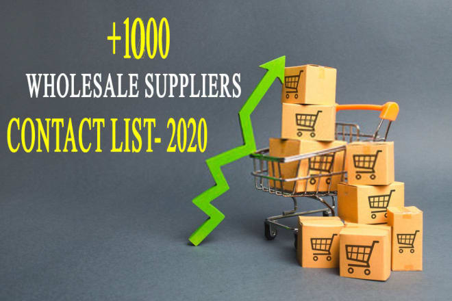 I will 1000 wholesale suppliers contact list UK,europe,new for 2021