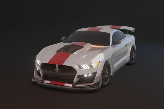 I will 3d model cars using blender