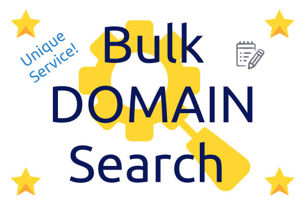 I will assist you for your bulk domain search