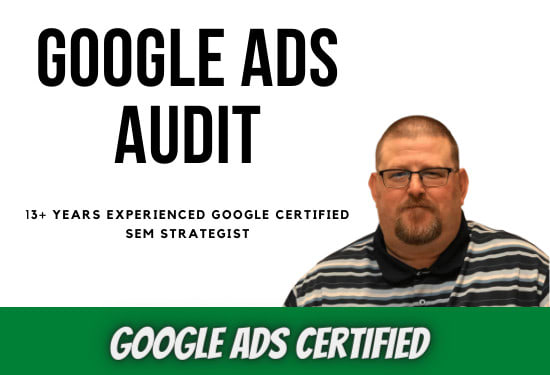 I will audit your google ads account