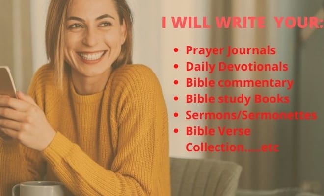 I will be your christian ebook writer