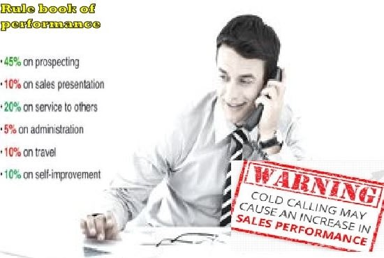 I will be your cold call customer service representative with effective marketing tacti
