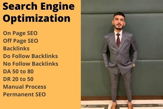 I will be your complete seo expert