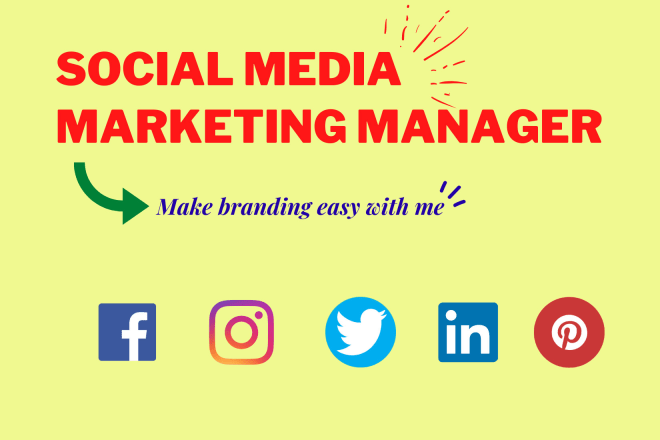 I will be your expert social media marketing manager