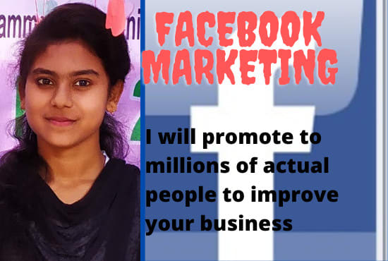 I will be your facebook marketing specialist