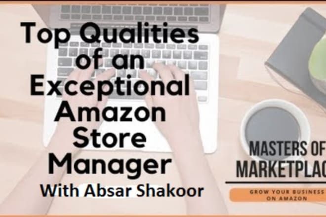 I will be your personal amazon seller central account manager on monthly basis