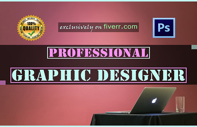 I will be your professional graphic designer