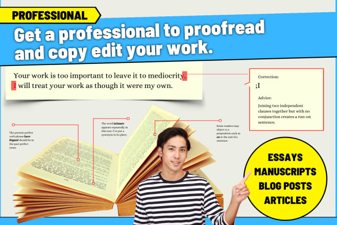 I will be your professional proofreader and copyeditor