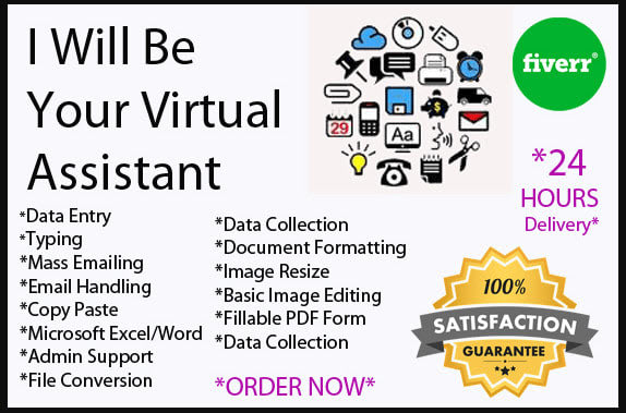 I will be your virtual assistant for admin work