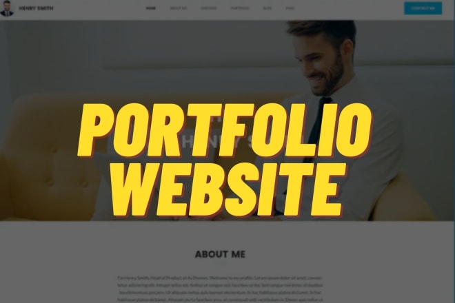 I will build a professional portfolio wordpress website or resume website for you