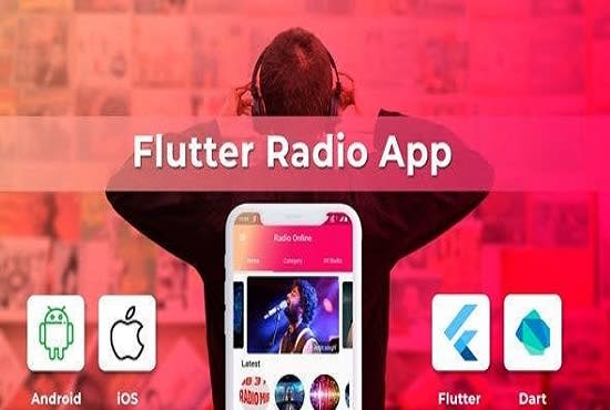 I will build android radio app for your online radio station
