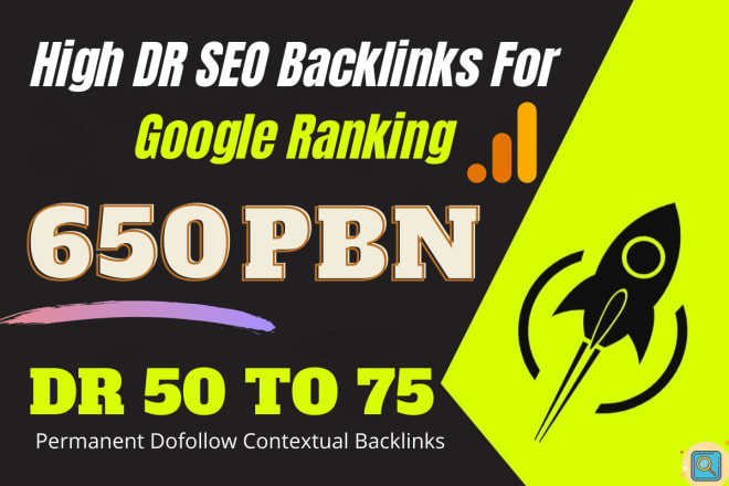 I will build high DR 70 to 50 strong contextual off page seo backlinks