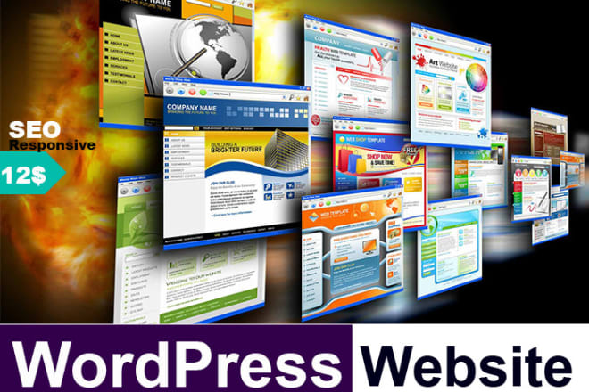 I will build responsive business wordpress website design or blog